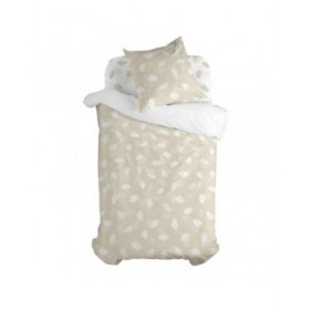 Set di copripiumino HappyFriday Basic Kids Beige Singolo 2 Pezzi