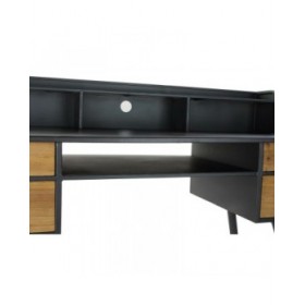 Scrivania DKD Home Decor Metallo Brad (135 x 60 x 95 cm)