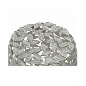Tavolo aggiuntivo DKD Home Decor Alluminio Frunze (40 x 40 x 45 cm)