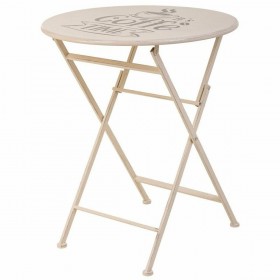 Tavolo con 2 sedie Alexandra House Living Bianco 60 x 75 x 60 cm