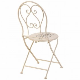 Tavolo con 2 sedie Alexandra House Living Bianco 60 x 75 x 60 cm