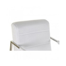 Sedia DKD Home Decor Poliestere Acciaio Bianco (56 x 68 x 92 cm)
