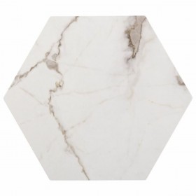 Set di 2 tavoli Alexandra House Living Bianco Ferro Legno MDF 39 x 57 x 39 cm