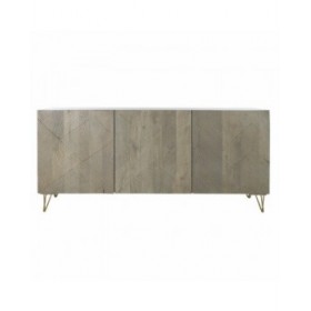 Credenza DKD Home Decor Metallo Legno di mango (160 x 45 x 75 cm)