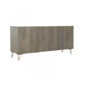 Credenza DKD Home Decor Metallo Legno di mango (160 x 45 x 75 cm)