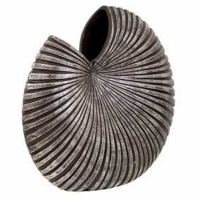 Vaso Alexandra House Living Grigio Argento Poliresina 20 x 41 x 46 cm