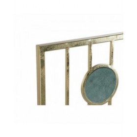 Specchio da parete DKD Home Decor Verde Grigio Rosa Dorato Cerchi Sixties 100 x 2 x 100 cm (100 Unità)