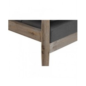 Poltrona DKD Home Decor Grigio scuro Abete Plastica 68 x 69 x 89 cm 67 x 70 x 89 cm