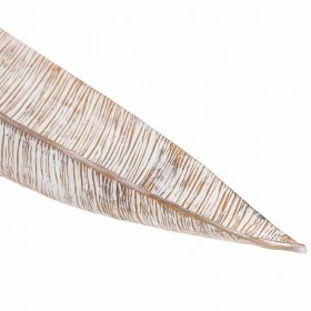 Centrotavola Alexandra House Living Bianco Poliresina 15 x 20 x 95 cm Foglio
