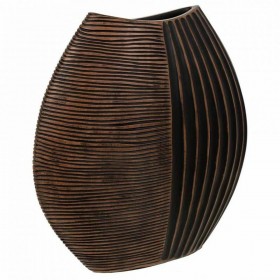 Vaso Alexandra House Living Marrone Poliresina 10 x 29 x 29 cm