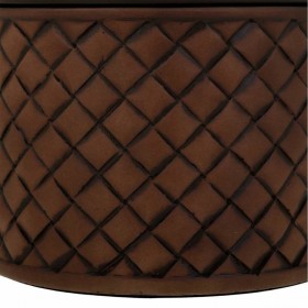 Scatola-Portagioie Alexandra House Living Marrone Poliresina 17 x 13 x 17 cm