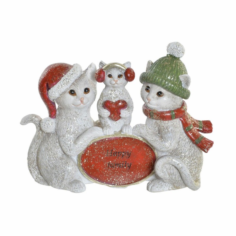 Statua Decorativa DKD Home Decor Gatto 12,5 x 3 x 9,5 cm