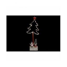 Albero di Natale DKD Home Decor Metallo LED (15 x 7 x 38 cm)