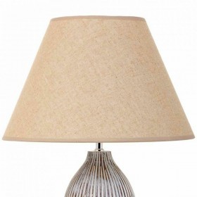 Lampada da tavolo Alexandra House Living Bianco Poliresina 220-240 V 18 x 49 x 18 cm