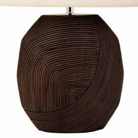 Lampada da tavolo Alexandra House Living Marrone Poliresina 220-240 V 12 x 34 x 24 cm