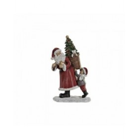 Statua Decorativa DKD Home Decor Babbo Natale Resina (15 x 11 x 27 cm)
