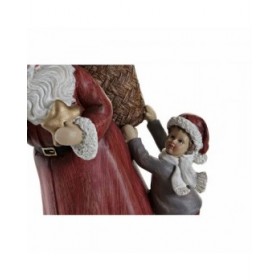Statua Decorativa DKD Home Decor Babbo Natale Resina (15 x 11 x 27 cm)