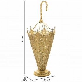 Portaombrelli Alexandra House Living Oro 29 x 81 x 34 cm