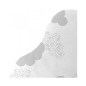 Cuscino HappyFriday Basic Grigio Nuvole 60 x 40 cm