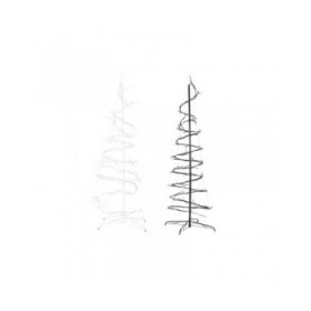 Albero di Natale DKD Home Decor Bianco Nero Metallo 70 x 70 x 190 cm (2 Unità)