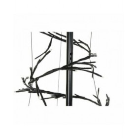 Albero di Natale DKD Home Decor Bianco Nero Metallo 70 x 70 x 190 cm (2 Unità)