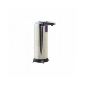 Dispenser per Sapone Automatico con Sensore DKD Home Decor Nero Argentato ABS 250 ml 11,1 x 7,5 x 19 cm