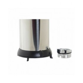 Dispenser per Sapone Automatico con Sensore DKD Home Decor Nero Argentato ABS 250 ml 11,1 x 7,5 x 19 cm