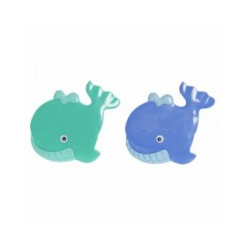 Tappeto da bagno DKD Home Decor 11,5 x 1 x 10 cm Azzurro Turchese Per bambini PVC 10 cm (2 Unità)