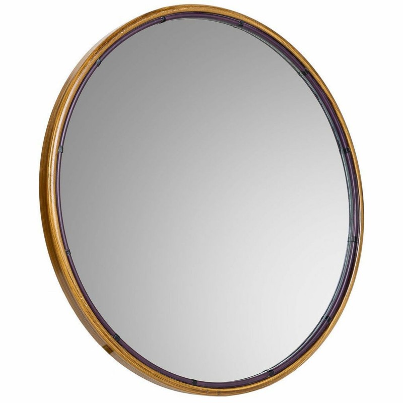 Specchio da parete Alexandra House Living Oro Vetro Ferro 2 x 61 x 61 cm
