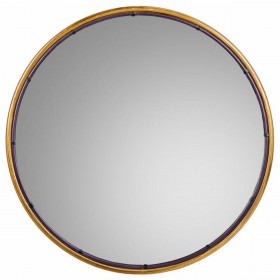 Specchio da parete Alexandra House Living Oro Vetro Ferro 2 x 61 x 61 cm