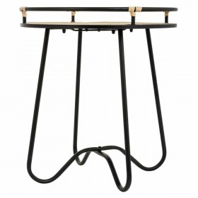Tavolo aggiuntivo Alexandra House Living Nero Ferro 45 x 50 x 45 cm
