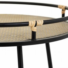 Tavolo aggiuntivo Alexandra House Living Nero Ferro 45 x 50 x 45 cm