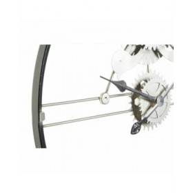Orologio da Parete DKD Home Decor Argentato Dorato Ferro Ingranaggi 60 x 5 x 60 cm (2 Unità)
