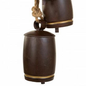 Campana Alexandra House Living Marrone Corda Ferro 12 x 81 x 20 cm