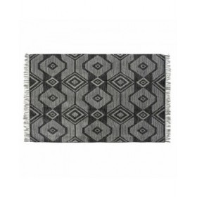 Tappeto DKD Home Decor Bianco Nero Cotone (120 x 180 x 1 cm)