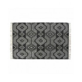 Tappeto DKD Home Decor Bianco Nero Cotone (160 x 230 x 1 cm)