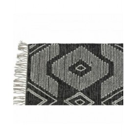 Tappeto DKD Home Decor Bianco Nero Cotone (160 x 230 x 1 cm)