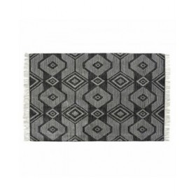 Tappeto DKD Home Decor Bianco Nero Cotone (200 x 290 x 1 cm)