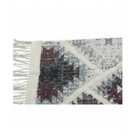 Tappeto DKD Home Decor Bianco Rosso Cotone (200 x 290 x 1 cm)