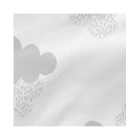 Lenzuolo con angoli HappyFriday BASIC KIDS Grigio 105 x 200 x 32 cm