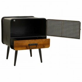 Comodino Alexandra House Living Marrone 39 x 59 x 50 cm