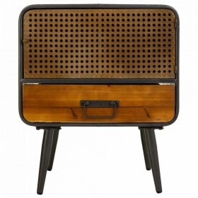 Comodino Alexandra House Living Marrone 39 x 59 x 50 cm