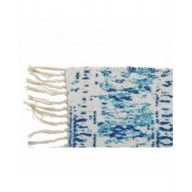 Tappeto DKD Home Decor Azzurro Cotone Chenille (60 x 240 x 1 cm)