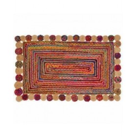 Tappeto DKD Home Decor Cotone Multicolore Iuta (160 x 230 x 1 cm)
