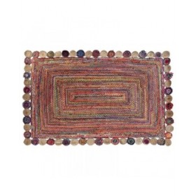 Tappeto DKD Home Decor Cotone Multicolore Iuta (200 x 290 x 1 cm)