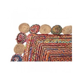Tappeto DKD Home Decor Cotone Multicolore Iuta (200 x 290 x 1 cm)