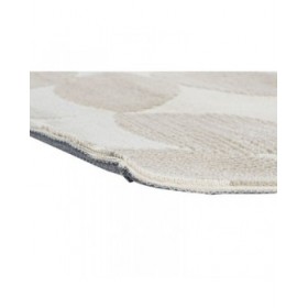 Tappeto DKD Home Decor Beige Poliestere Cerchi (200 x 290 x 0.9 cm)
