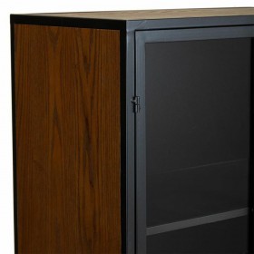 Armadio Alexandra House Living Marrone Vetro Legno di abete Legno MDF 35 x 155 x 64 cm
