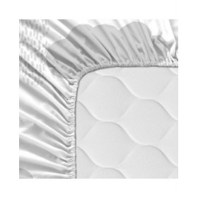 Lenzuolo con angoli HappyFriday BASIC KIDS Bianco Grigio 70 x 140 x 14 cm Nuvole