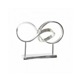 Statua Decorativa DKD Home Decor Argentato Astratto Moderno 42 x 18 x 33 cm